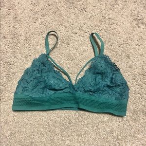 Xhilaration green lace bralette - small (sz:32)